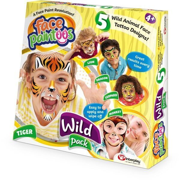Face Paintoos Arcfestés tetoválás csomag – vadvilág