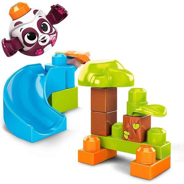 Mega Bloks kukucskockák kilövő – Panda