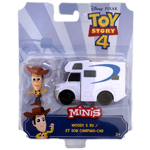 Disney Pixar Toy Story mini figurák járművel – Woody