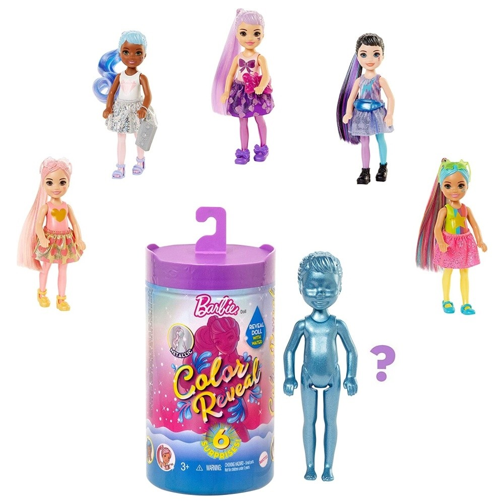 Barbie Color Reveal Chelsea meglepetés baba – Csillámvarázs