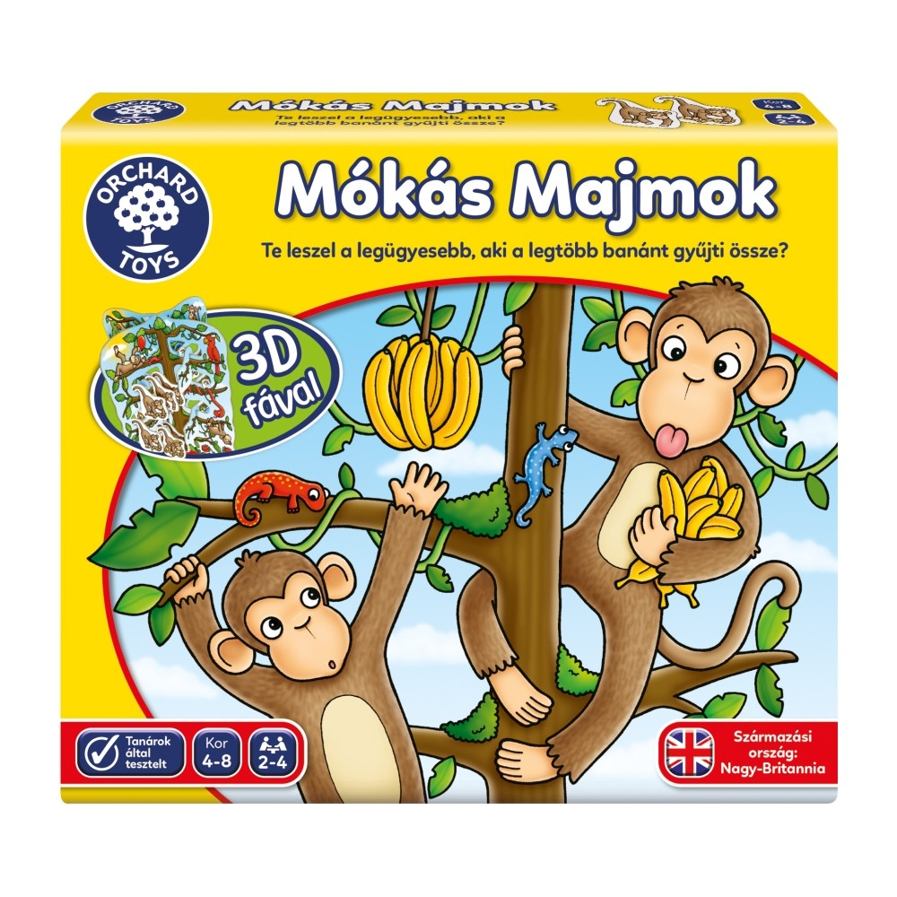 Orchard Toys: Mókás majmok társasjáték