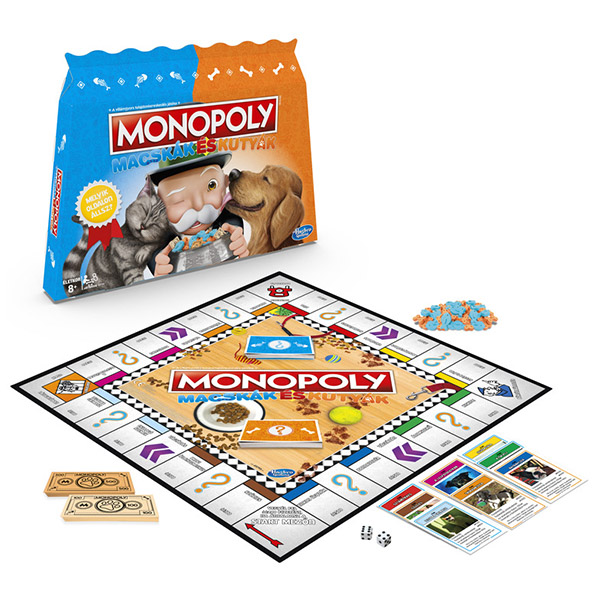 Monopoly Macskák és Kutyák társasjáték