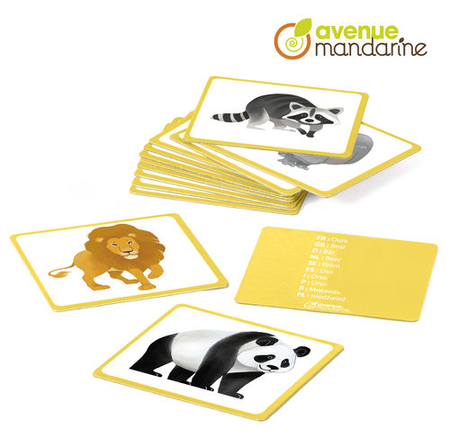Avenue Mandarine: Állatos nyelv oktató kártya