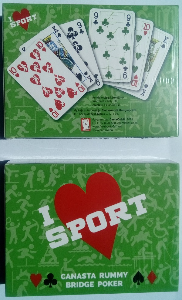 I Love sport – dupla römi kártyajáték