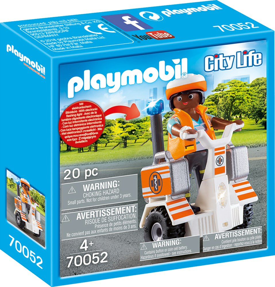 Playmobil City Life: Doktornő elektromos rolleren
