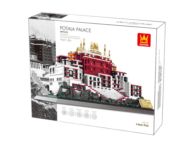 WANGE – Tibeti Potala palota – Kína építőjáték (1464 darab)