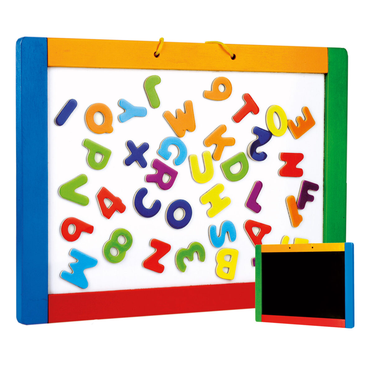 Bino – Mágneses fa rajztábla betűkkel