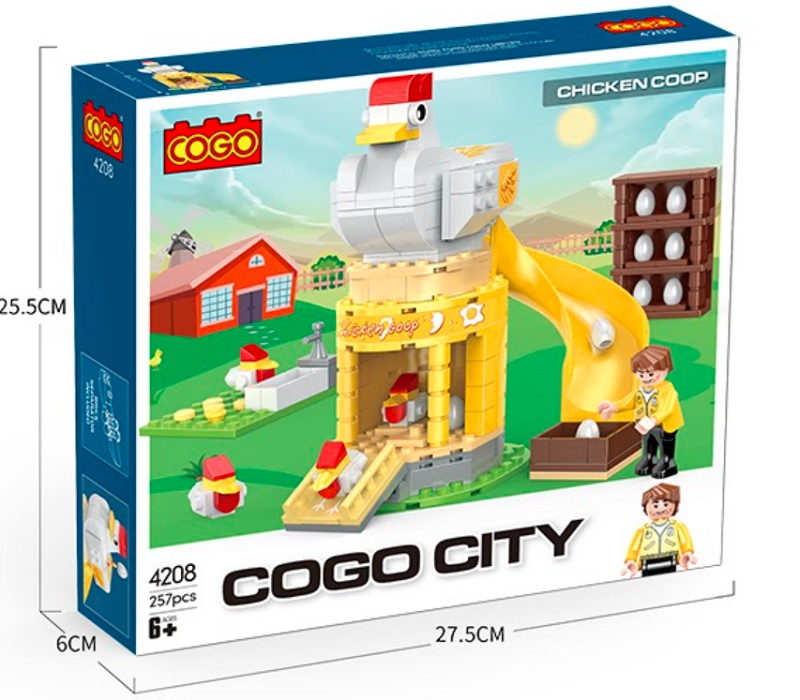 COGO – Csirkefarm építőjáték (257 darab)