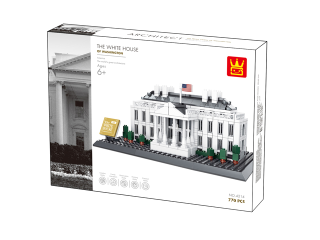 WANGE 4214 – Fehér Ház Washington – USA építőjáték (770 darab)
