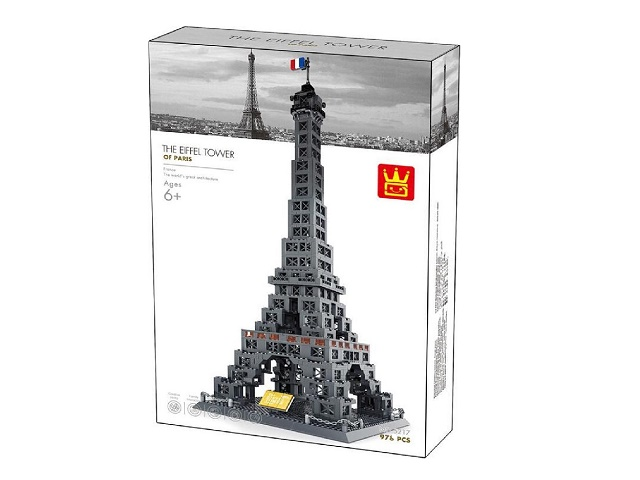 WANGE 5217 – A párizsi Eiffel torony – Franciaország építőjáték (976 db)