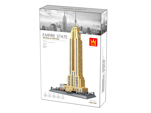 WANGE 5212 – Empire State Building New York – USA építőjáték (1995 darab)