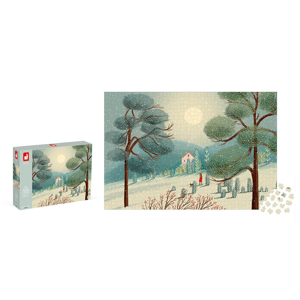 Janod – Varázslatos téli táj puzzle (1500 darab)