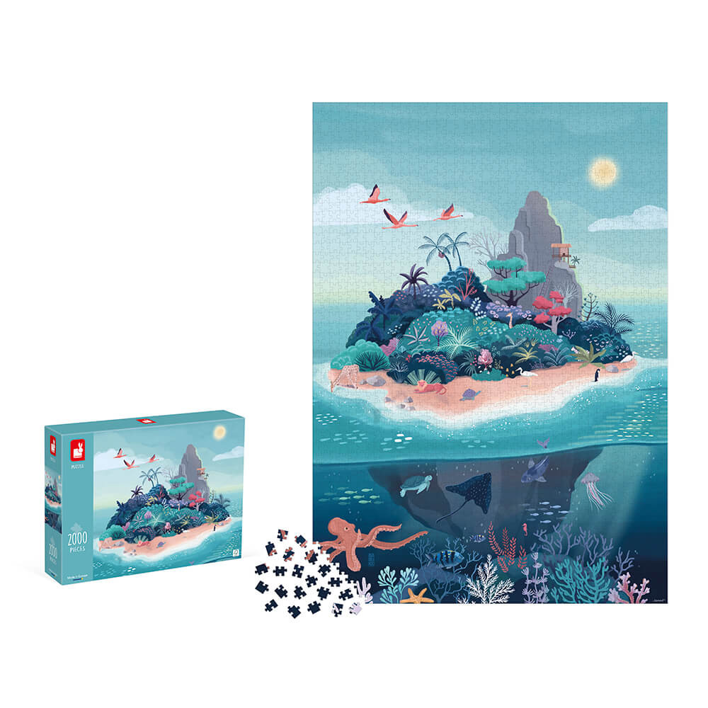 Janod – Misztikus sziget puzzle (2000 darab)
