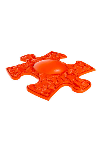 Muffik ortopédiai puzzle – mini puha dínó tojás (piros)