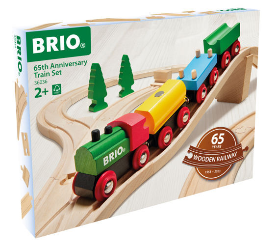 Brio 65. évfordulós vonat készlet