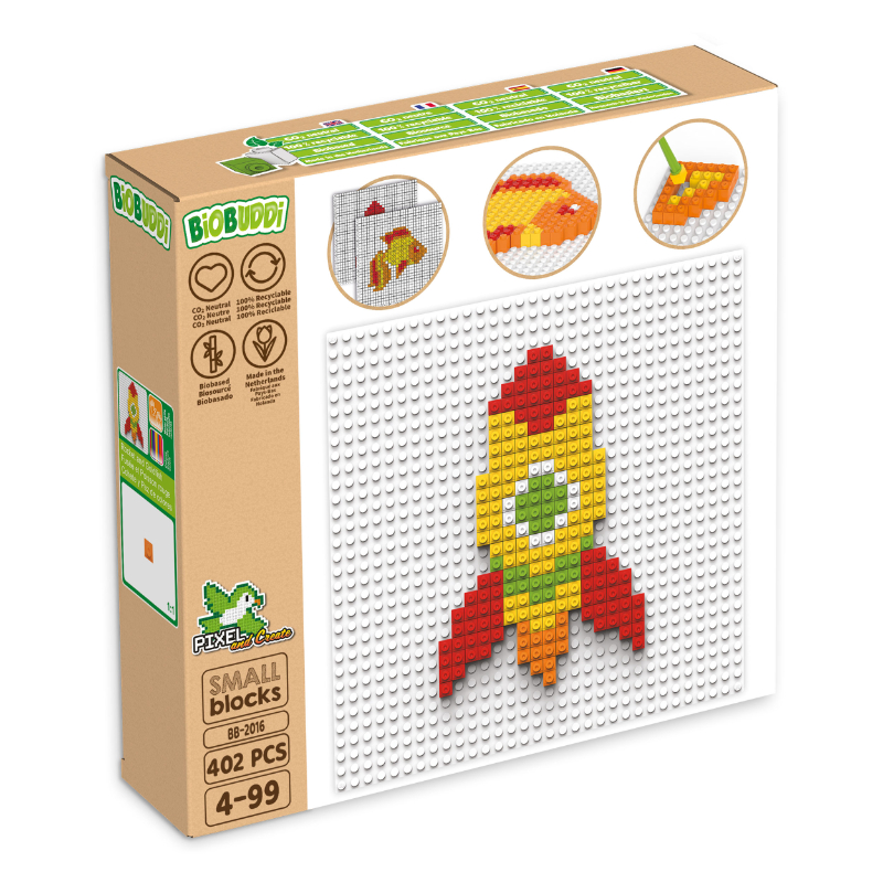 BiOBUDDi – Pixel & Create – Hal vagy rakéta bio mozaik készlet