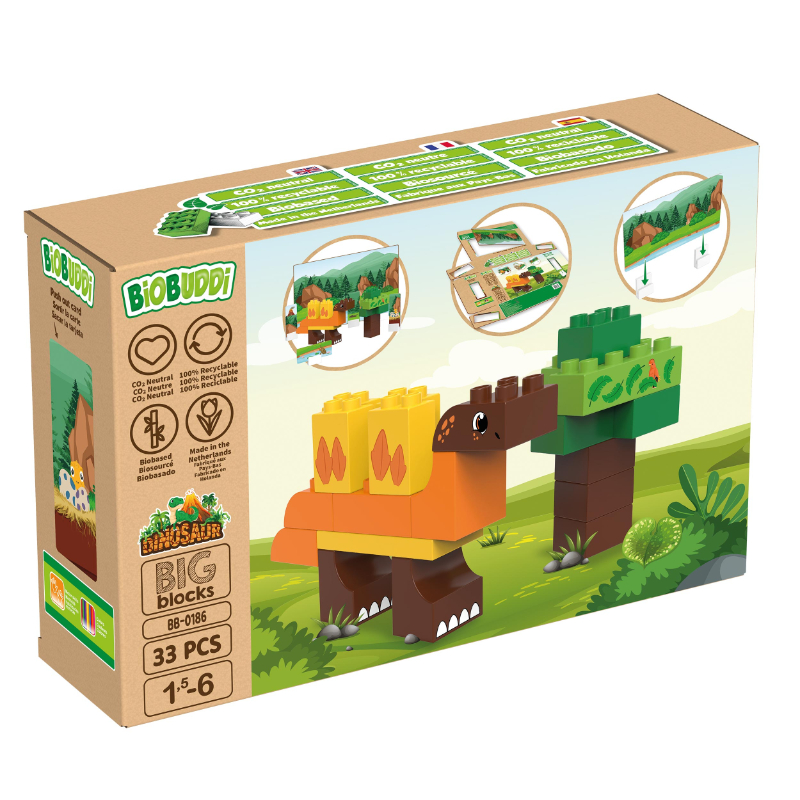 BiOBUDDi – Dinoszaurusz – Stegosaurus bio építőjáték