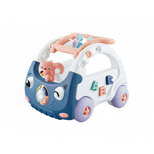 Kikkaboo – Drive and Play készségfejlesztő járássegítő autó (kék)